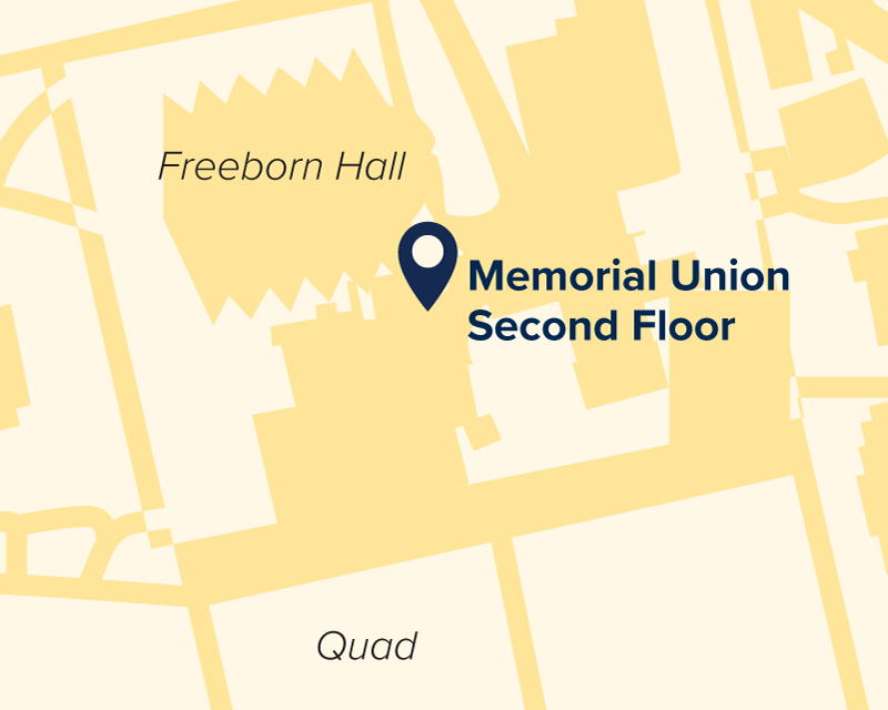 The Lotus Mana Center is on the second floor of the Memorial Union