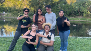PISA members at the Arboretum. 